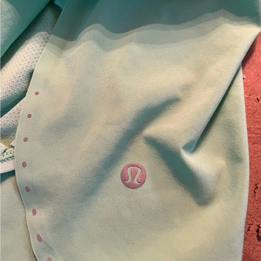 lululemon athletica bright green shorts faded zap color - Picture 5 of 6